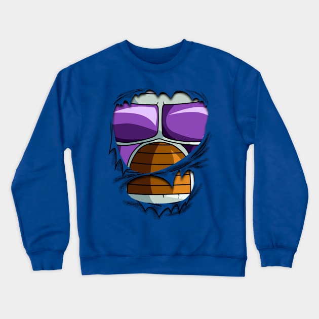 Freezer Chest Dragon Ball Z Crewneck Sweatshirt by GeekCastle